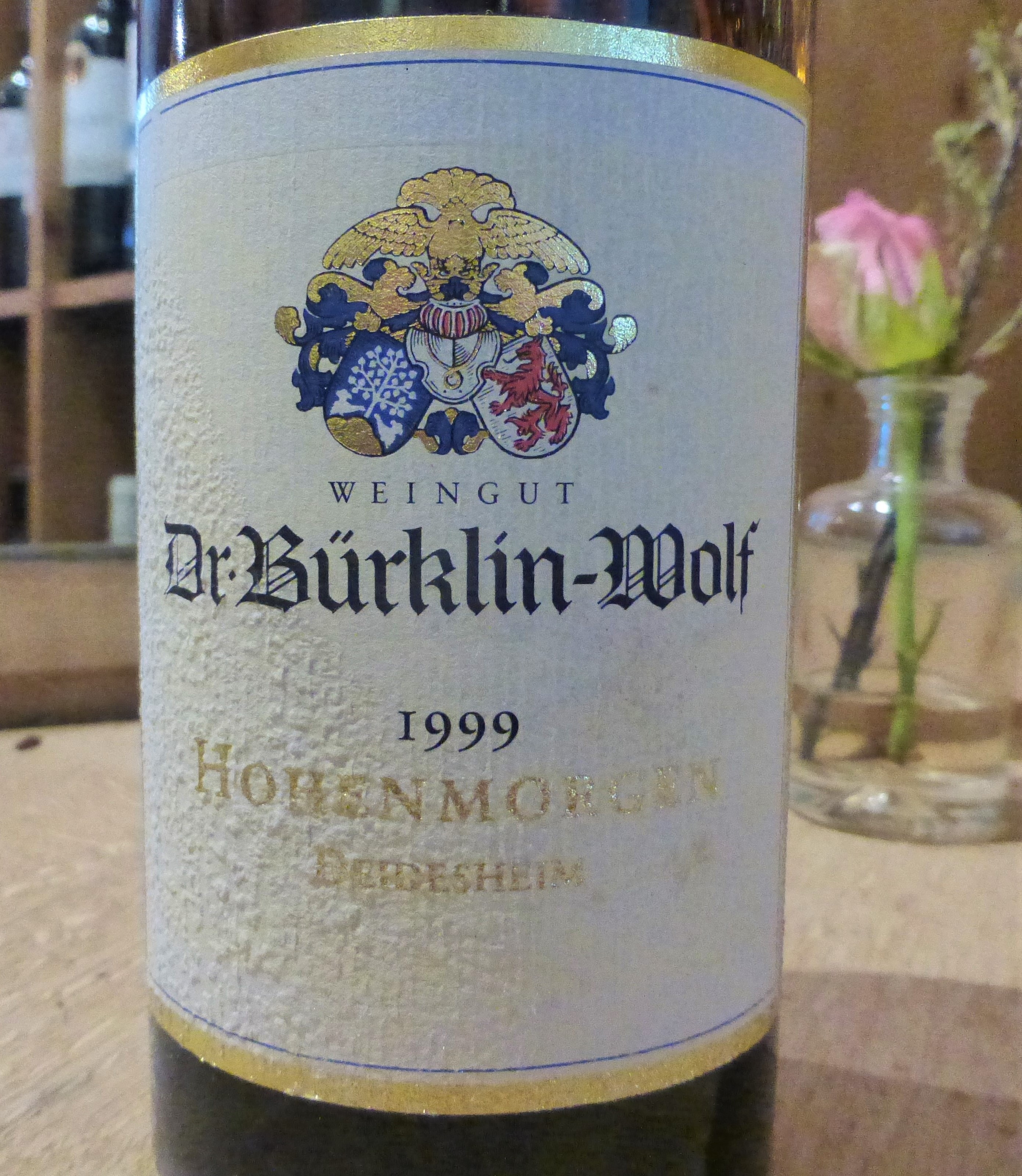 1999 Deidesheimer Hohenmorgen Riesling Spätlese trocken, Weingut Dr.Bürklin-Wolf