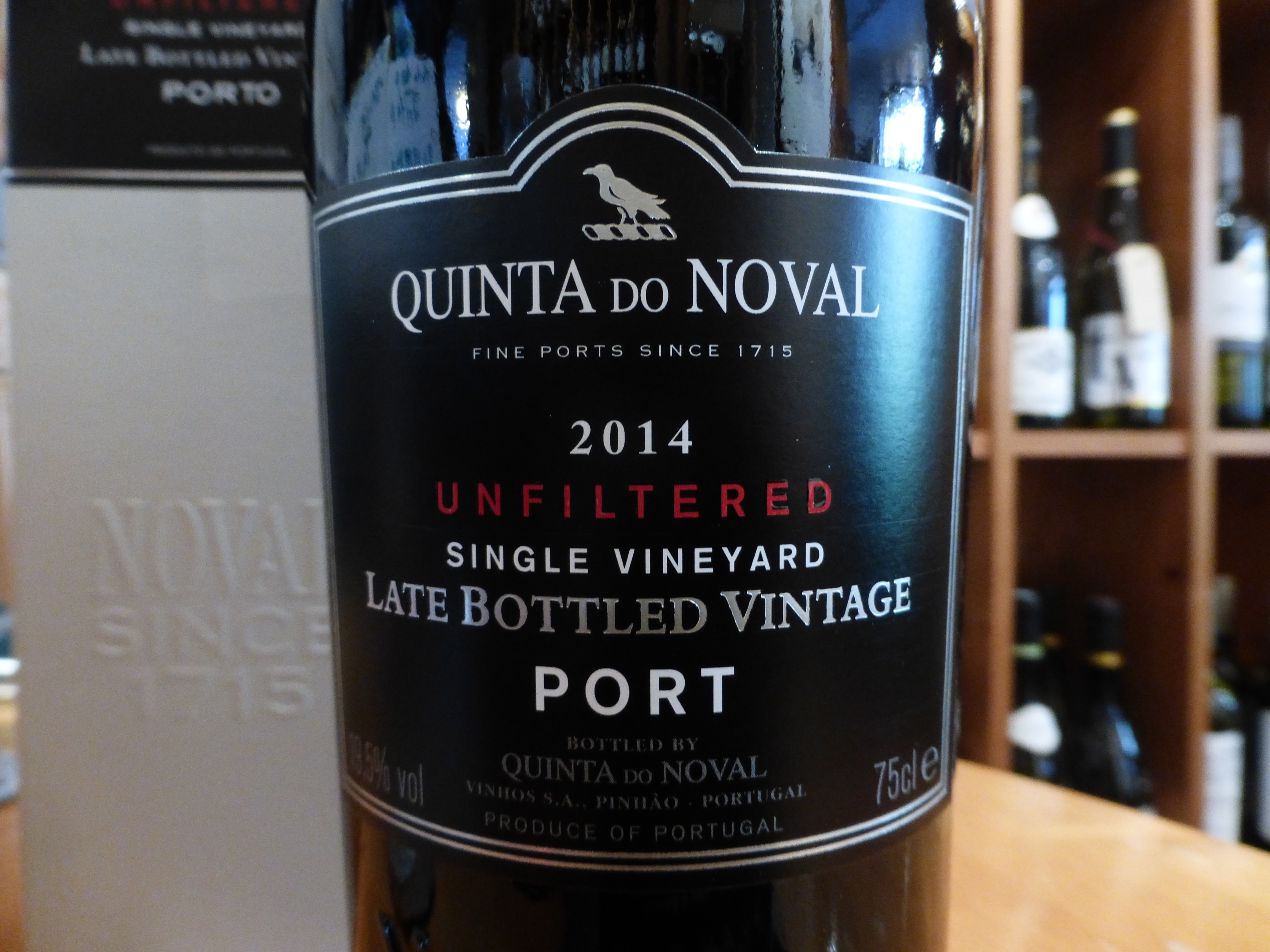 2016 Unfiltered Singel Vineyard Late Bottled Vintage Port  0,375 Fl.
